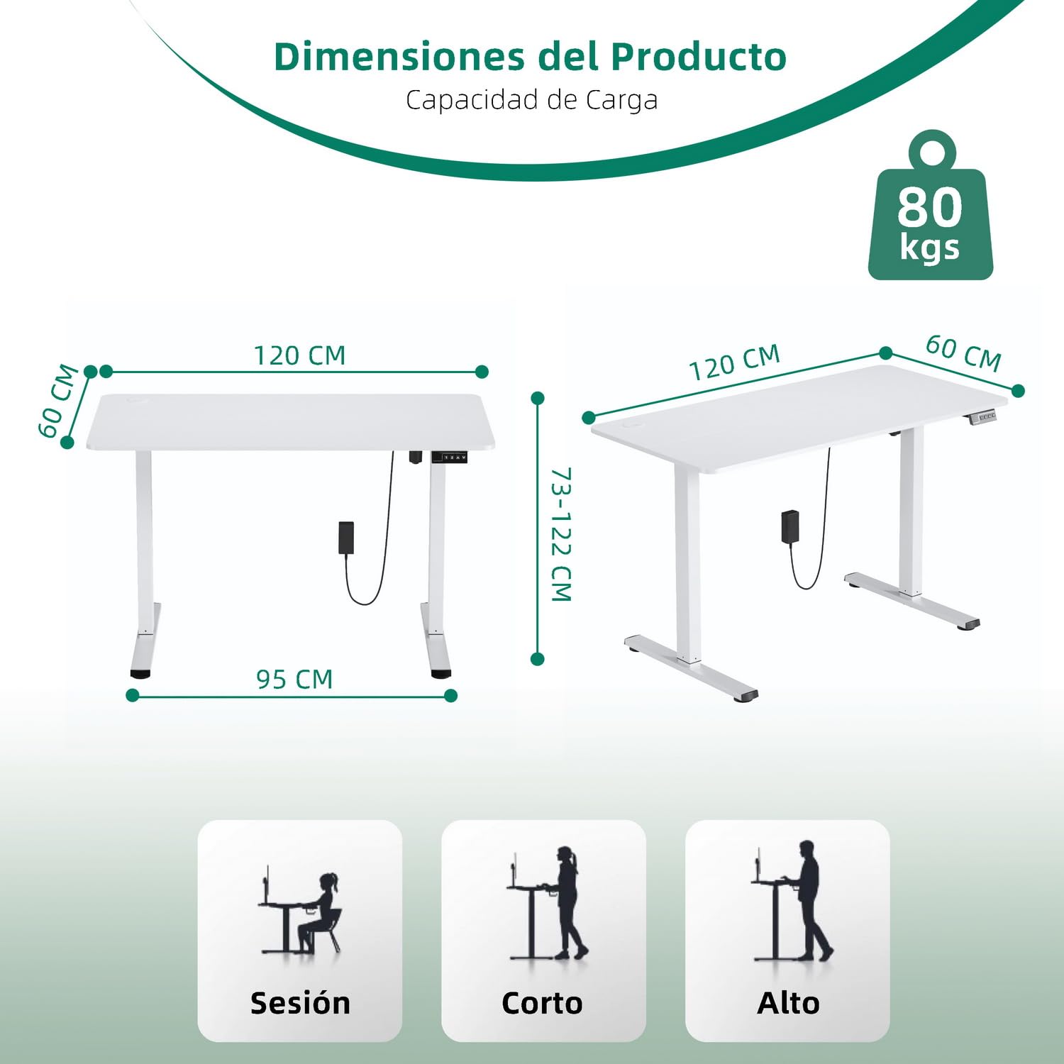 Foto 4 pulgar | Escritorio Furniturer Samir Blanco
