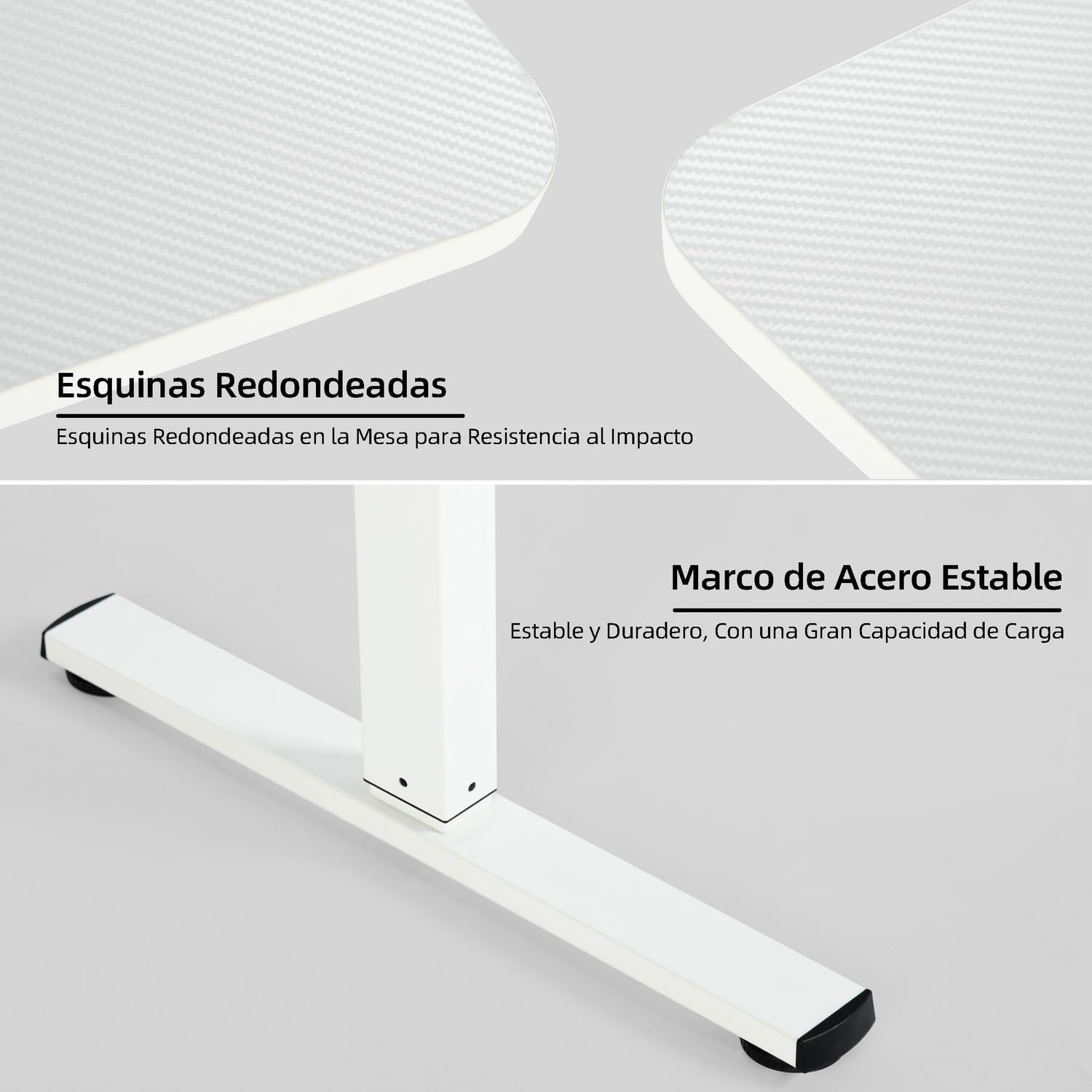 Foto 8 pulgar | Escritorio Furniturer Samir Blanco