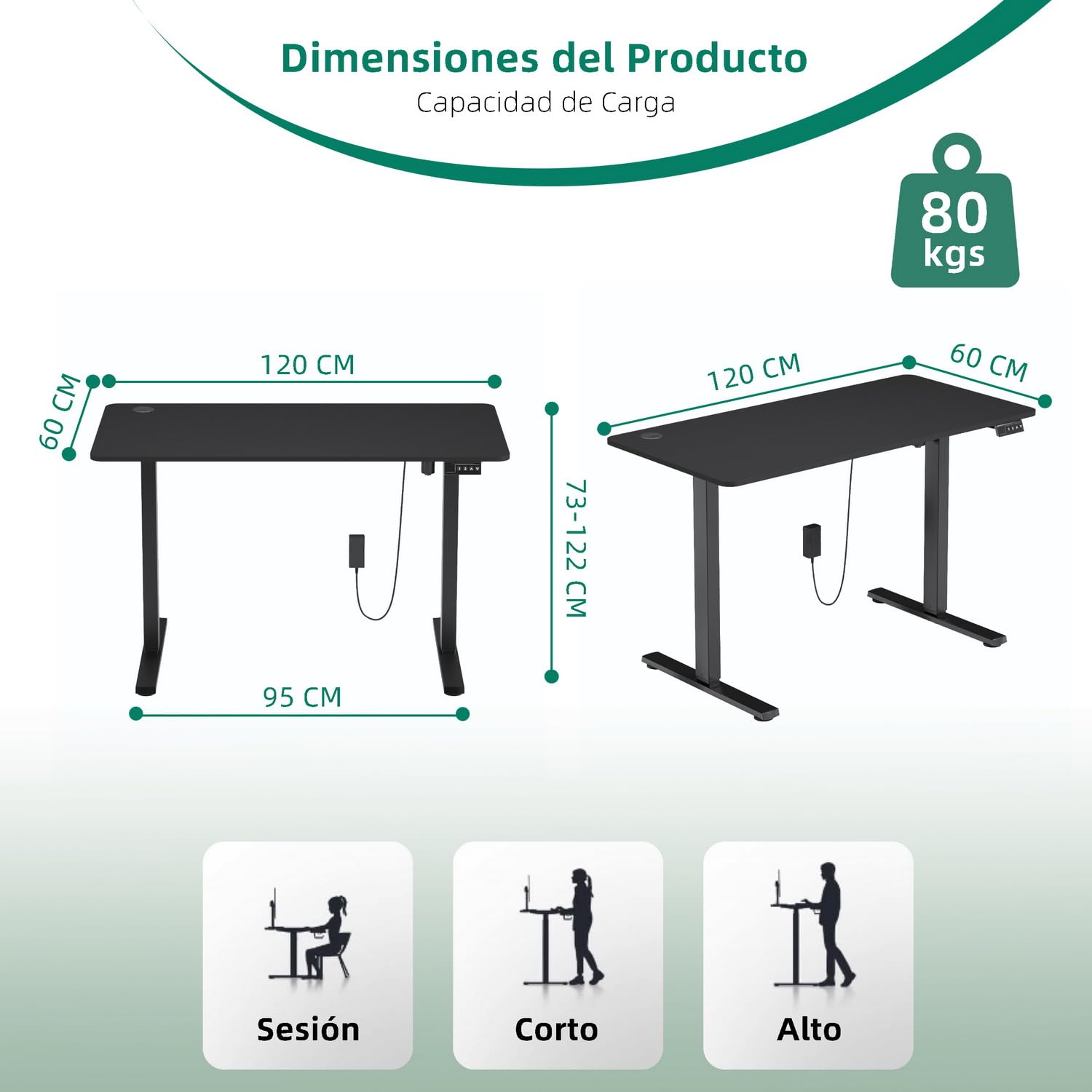 Foto 4 pulgar | Escritorio Furniturer Samir Negro
