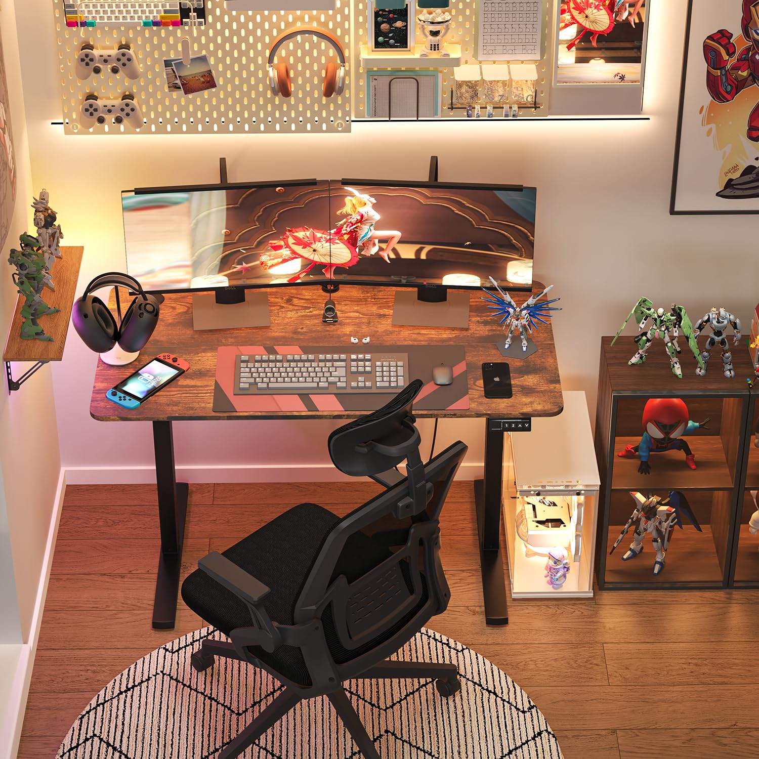 Foto 4 | Escritorio Furniturer Samir Marrón