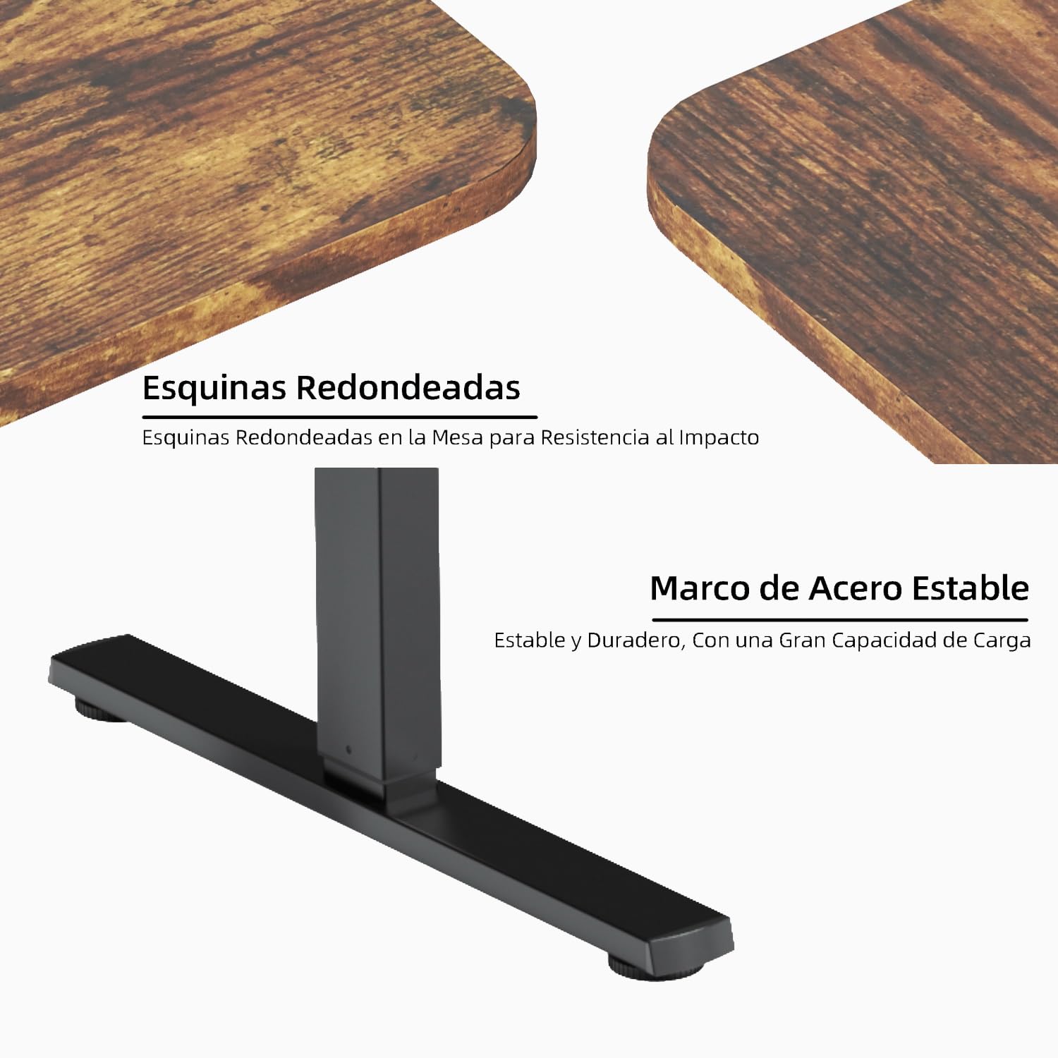 Foto 7 pulgar | Escritorio Furniturer Samir Marrón