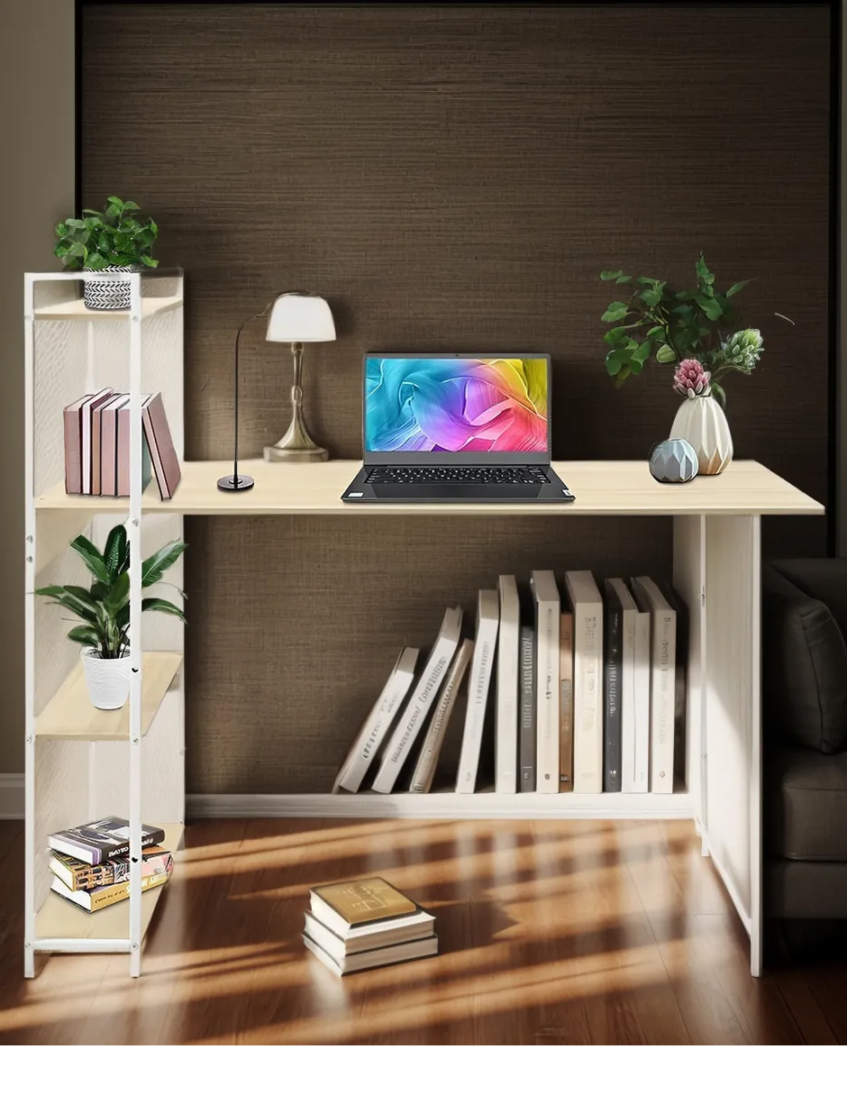 Foto 9 pulgar | Mesa Para Computadora Oficina Minimalista Escritorio Color Beige