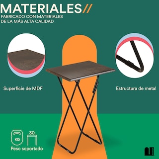 Foto 3 | Mesa Plegable Mubson Otami color Café