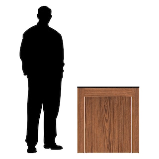 Foto 6 | Comedor Plegable Playcon OMEXTZNL color Marrón 69x241 cm