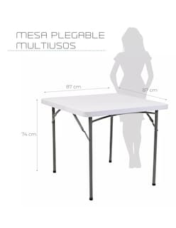 Foto 6 | Mesa Plegable Eke Life Home color Blanco