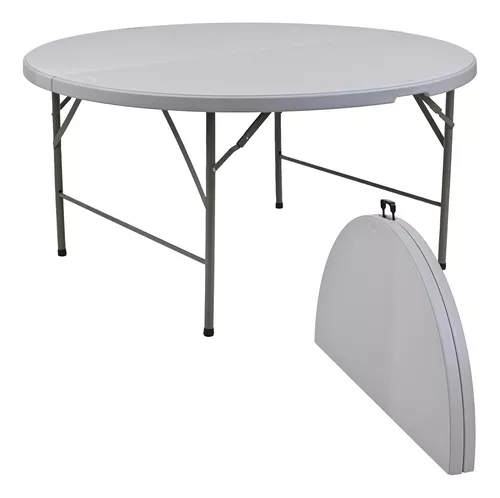 Mesa Plegable Eke Life Home Portátil color Blanco