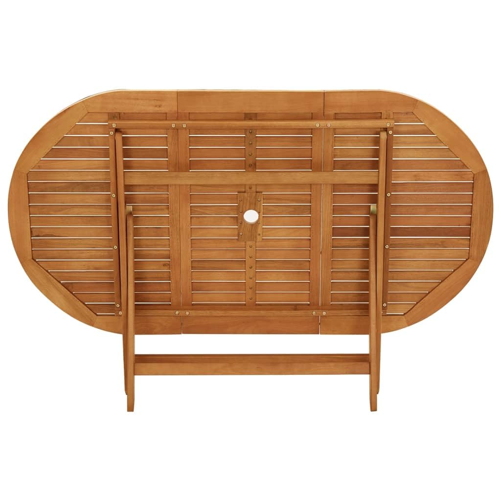 Foto 6 pulgar | Mesa De Jardín Plegable Vidaxl Vidabella De Madera Maciza De Eucalipto - Venta Internacional.