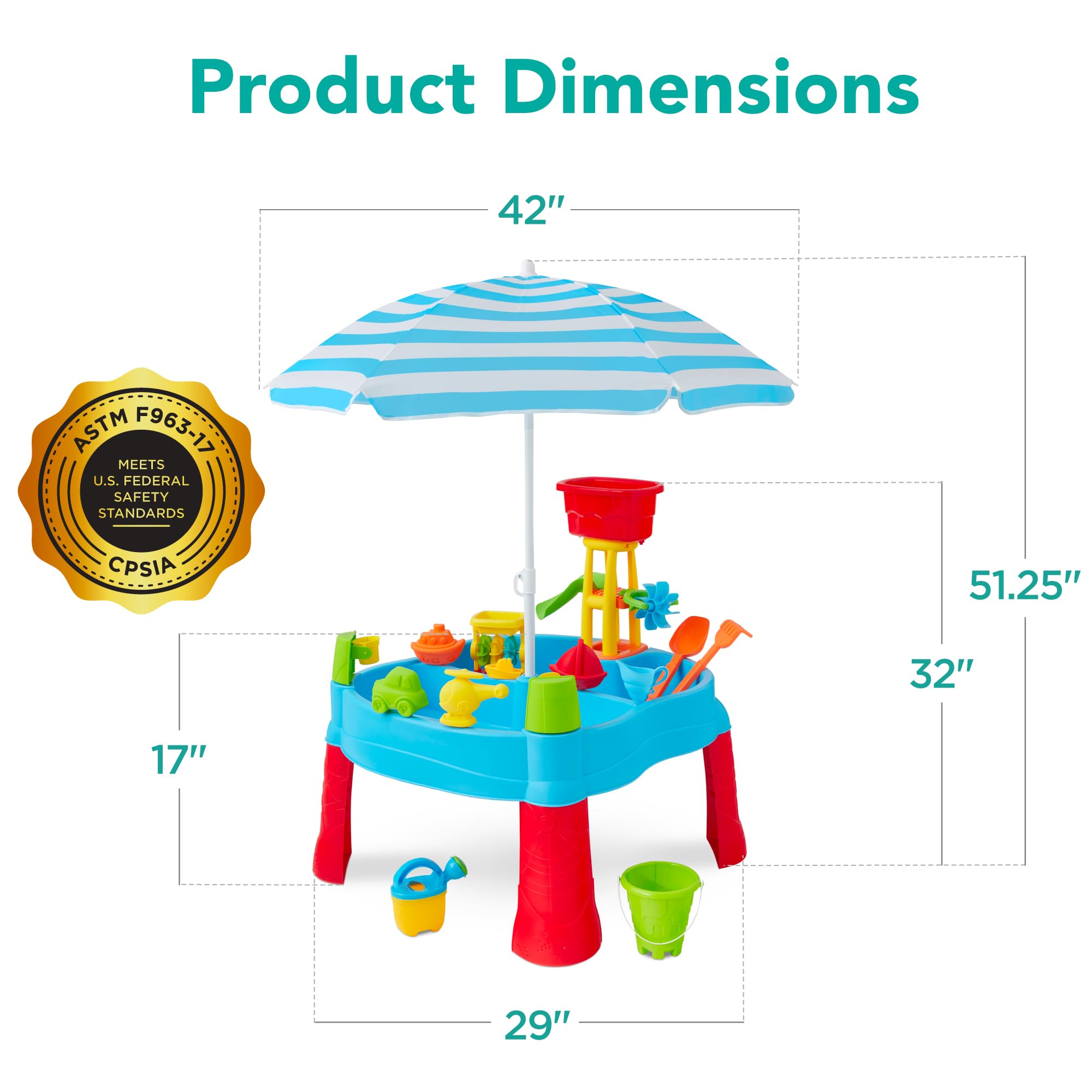 Foto 8 pulgar | Mesa De Actividades Al Aire Libre Best Choice Kids Sand & Water - Venta Internacional.