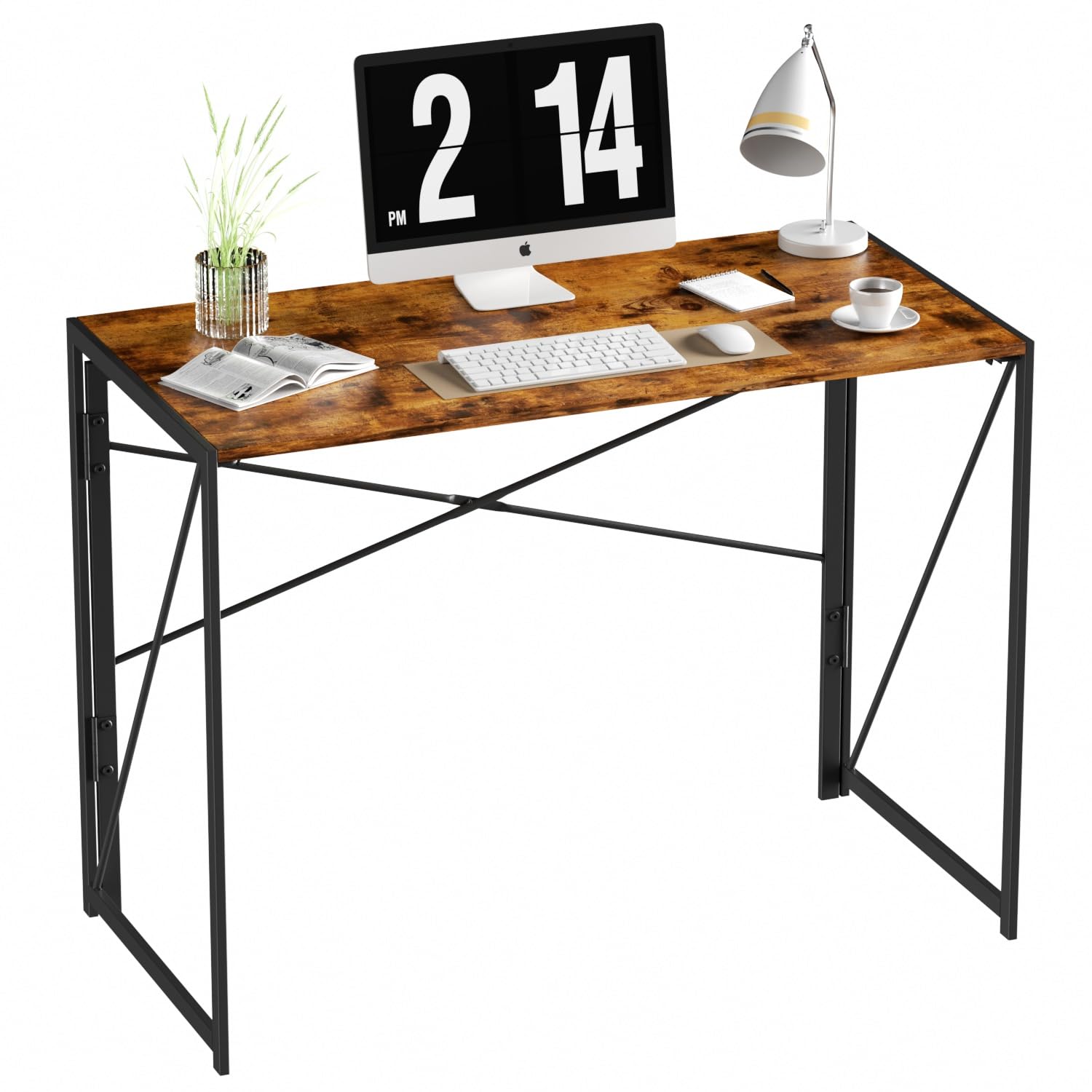 Foto 2 pulgar | Escritorio Plegable Furniturer Harper Vintage 100 X 50 X 75 Cm