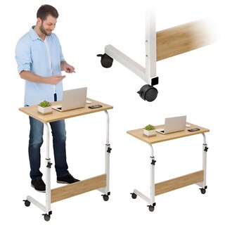 Foto 2 | Mesa Ajustable Ecomlab con Ruedas