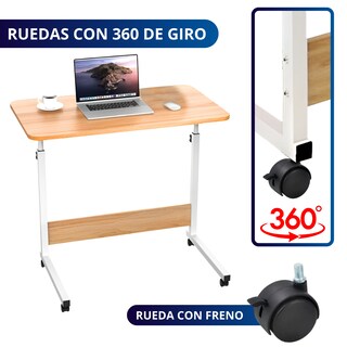 Foto 3 | Mesa Ajustable Ecomlab con Ruedas