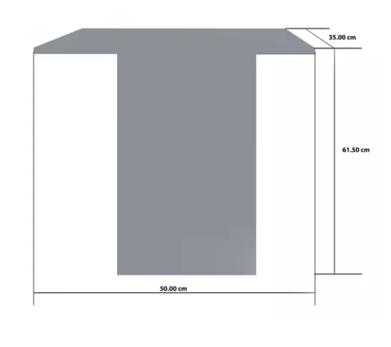 Foto 3 | Mesa De Centro Mdf Melamico Vinil Tipo Marmol Resisten Negro