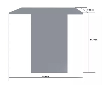 Foto 3 | Mesa De Centro Mdf Melamico Vinil Tipo Marmol Resisten Negro