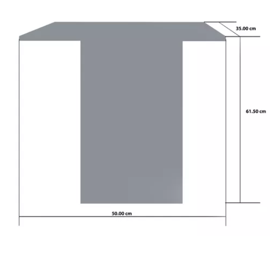 Foto 2 | Mesa De Centro Sala Mdf Melamico Resistente Crocus Pastel