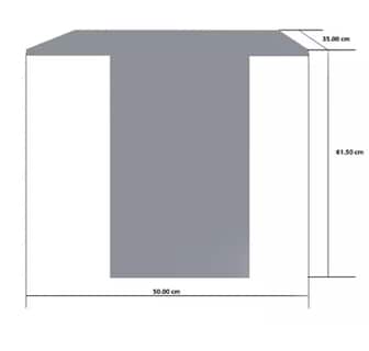Foto 2 | Mesa De Centro Sala Mdf Melamico Resistente Crocus Pastel