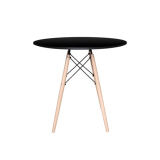 Foto 1 | Mesa Redonda De Madera Eames Styrka Minimalista color Negro