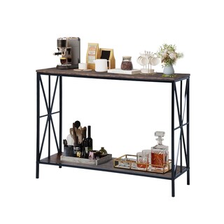 Foto 1 | Consola Furniturer Navin Marrón 30 X 100 X 77.5 Cm