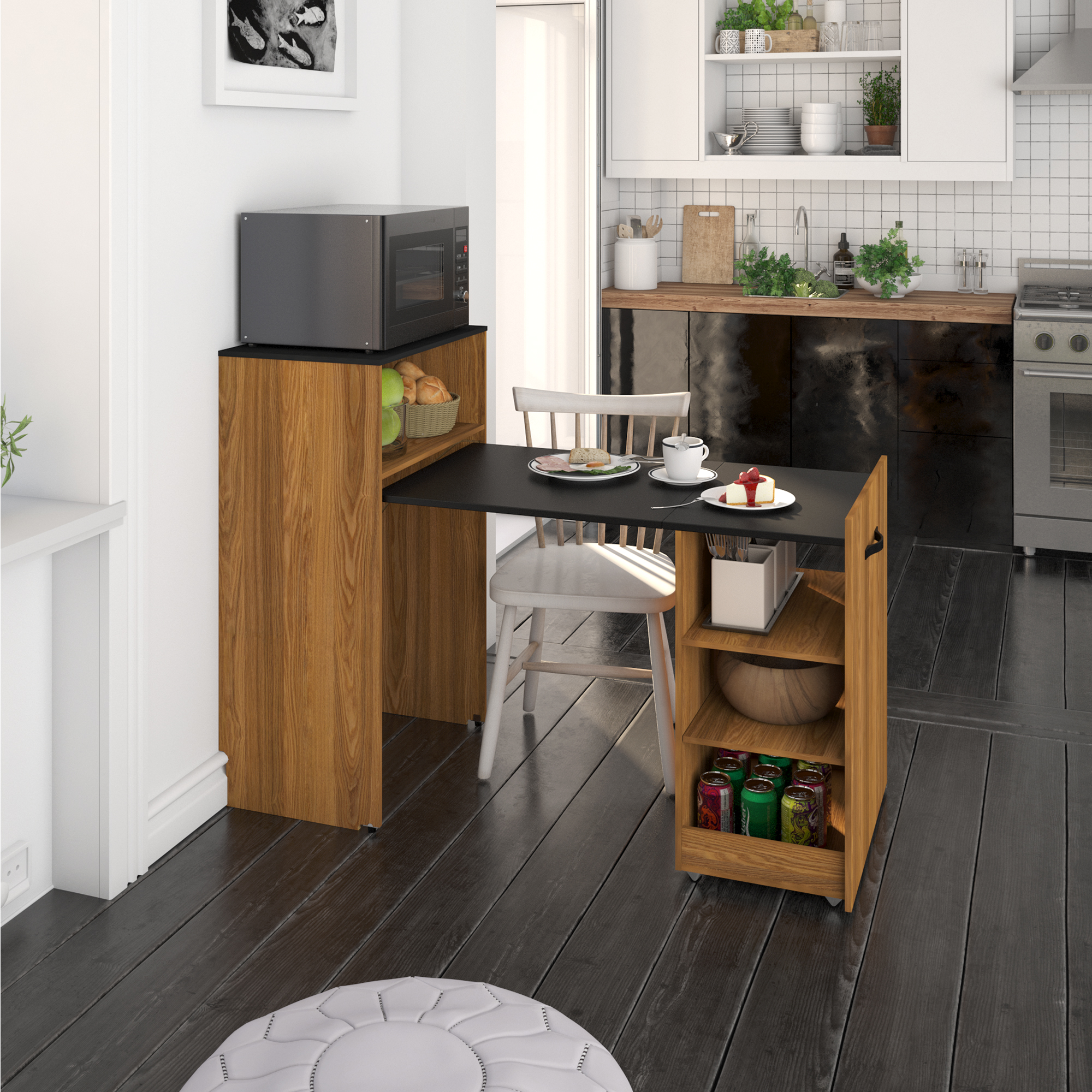 Foto 7 pulgar | Mesa Extensible - Barcelona - Armable Para Espacios Pequeños