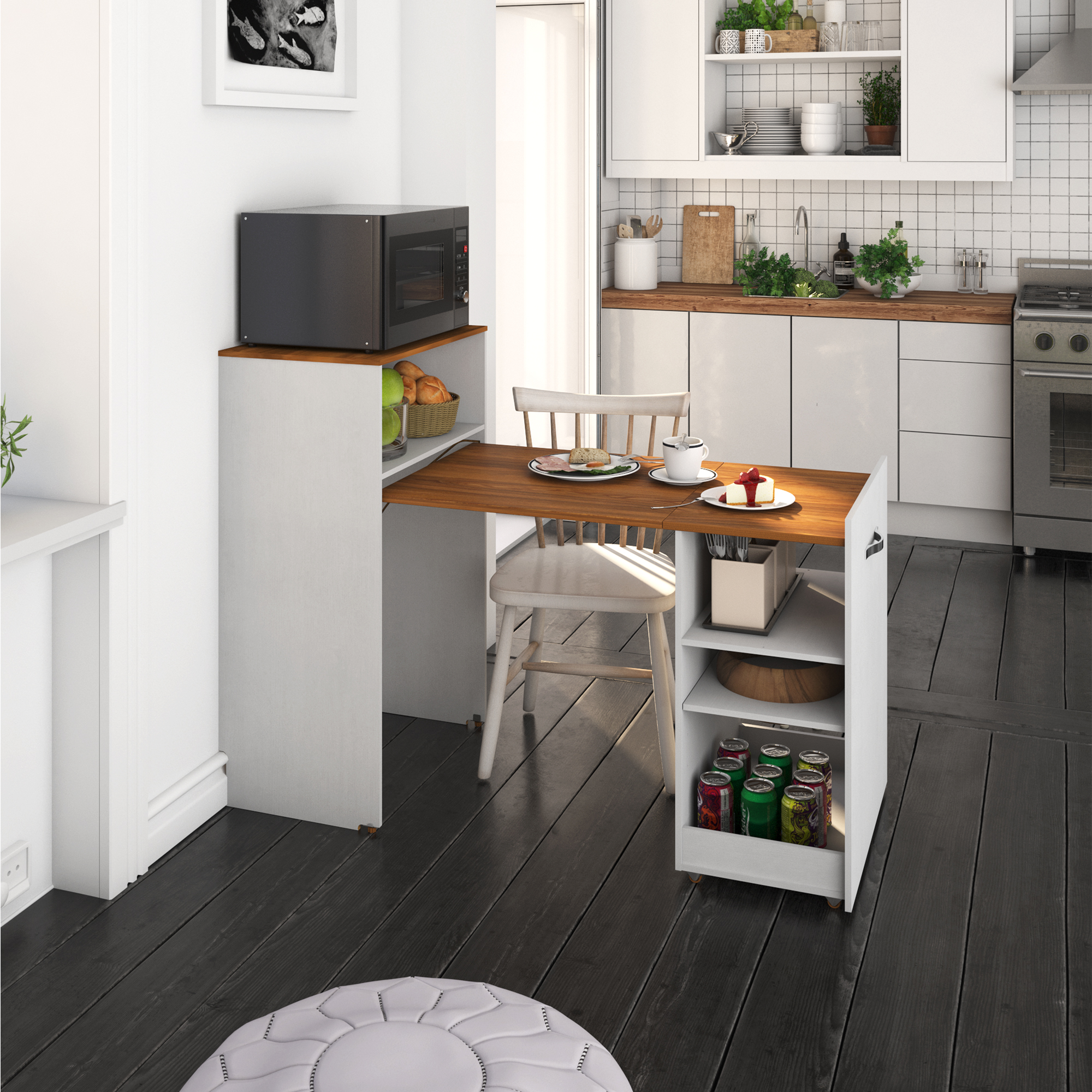 Foto 7 pulgar | Mesa Extensible - Barcelona - Armable Para Espacios Pequeños