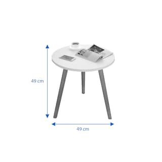 Foto 4 | Mesa Lateral Bossa Beli color Blanco