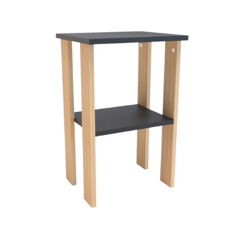 Foto 1 | Mesa de Lámpara Auxiliar Moru color negro