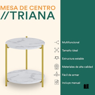 Foto 2 | Mesa Auxiliar de Sala o Recamara Mubson Blanco