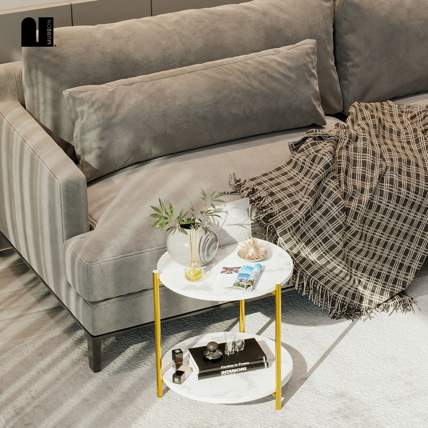 Foto 6 | Mesa Auxiliar de Sala o Recamara Mubson Blanco