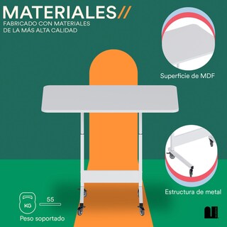 Foto 3 | Mesa Auxiliar Mubson. Escritorio Portátil Azper