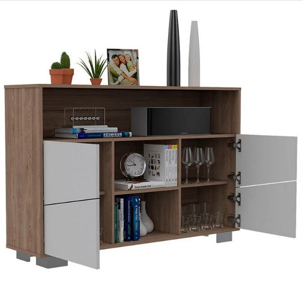 Foto 3 | Mueble Arrimo Mdp Excelsior Fraktal Miel