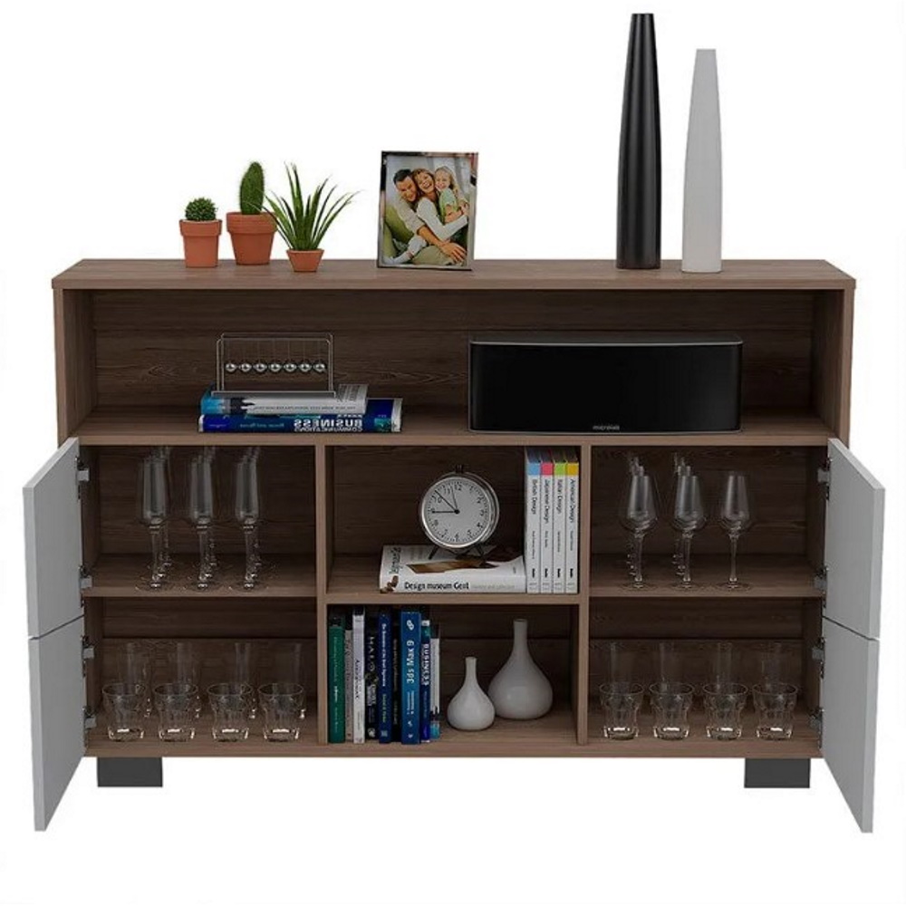 Foto 4 | Mueble Arrimo Mdp Excelsior Fraktal Miel