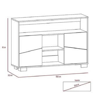 Foto 7 | Mueble Arrimo Mdp Excelsior Fraktal