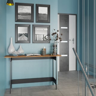 Foto 4 | Credenza Playcon 120.4 x 75 cm Negra
