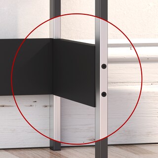 Foto 6 | Credenza Playcon 120.4 x 75 cm Negra