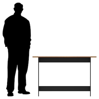 Foto 7 | Credenza Playcon 120.4 x 75 cm Negra