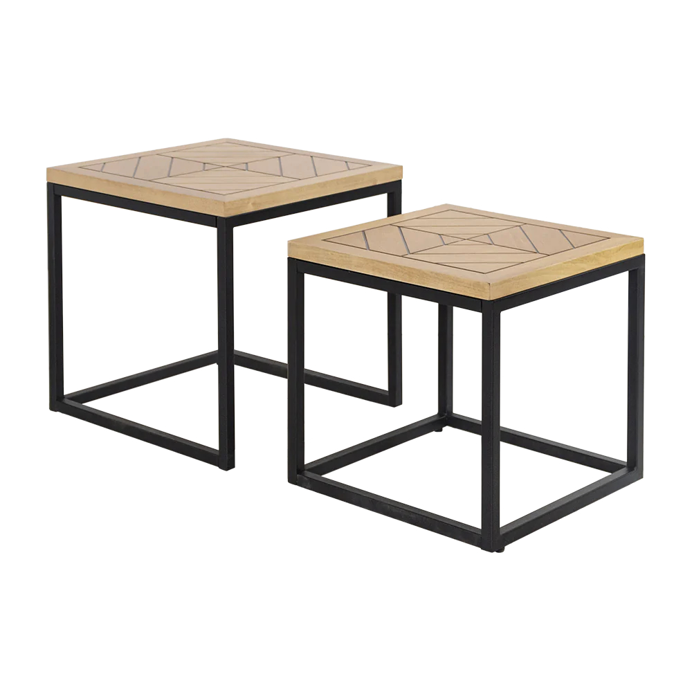 Juego de Mesas Tesso Home Beige