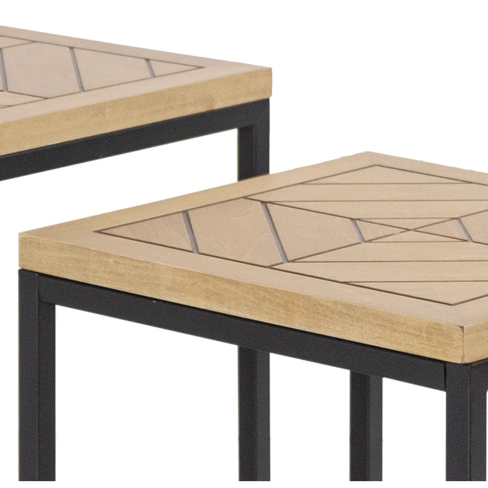 Foto 4 pulgar | Juego de Mesas Tesso Home Beige