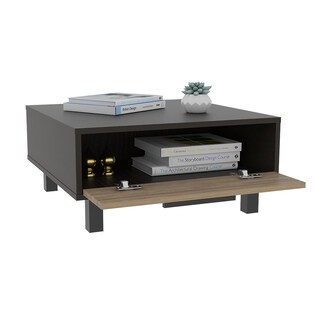 Foto 4 | Mesa De Centro Kaia, Color Wengue Y Miel