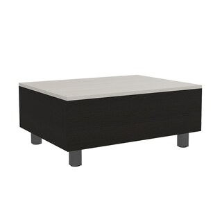 Foto 6 | Mesa de Centro Gambia Extensible Color Wengue y Marfil