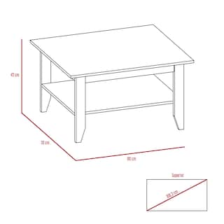 Foto 6 | Mesa de Centro Essential Beige