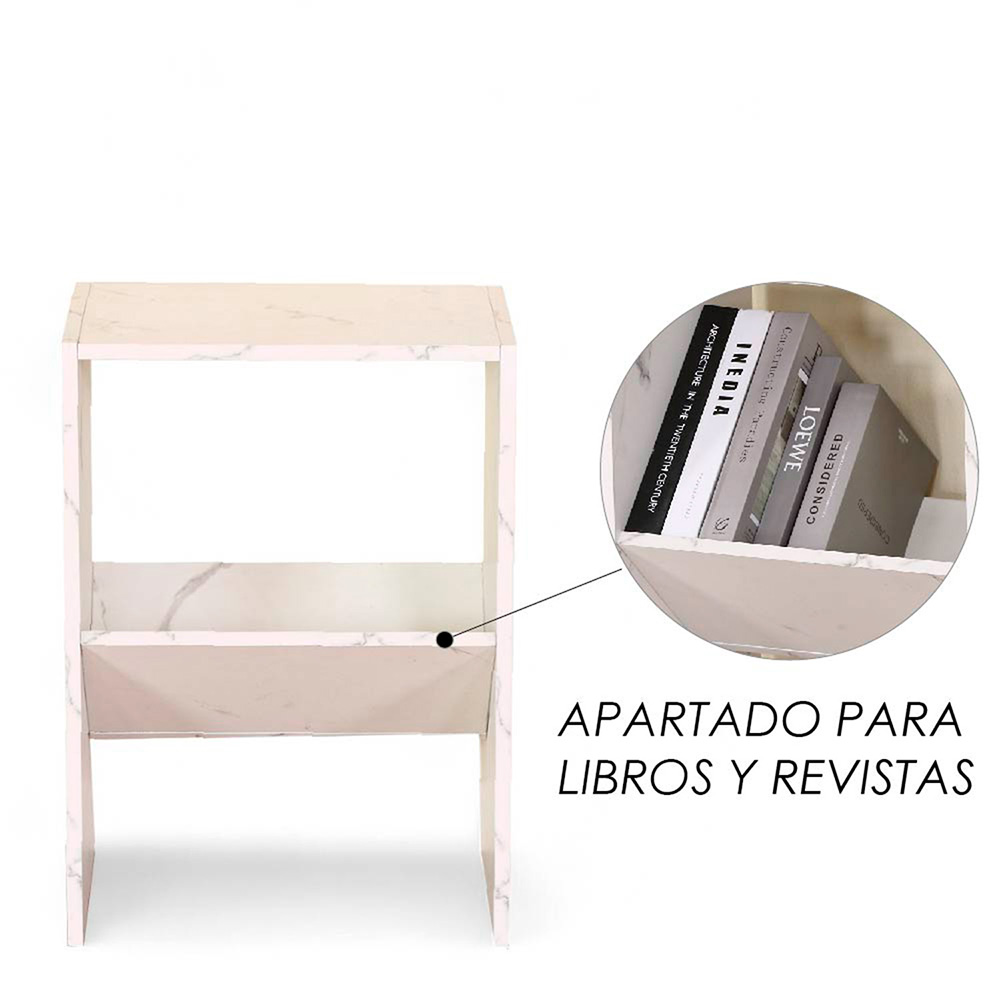 Foto 5 pulgar | Buró Mesa Ilios Innova Bmn-bla/gdx Blanco Minimalista
