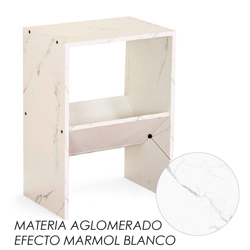 Foto 6 | Buró Mesa Ilios Innova Bmn-bla/gdx Blanco Minimalista
