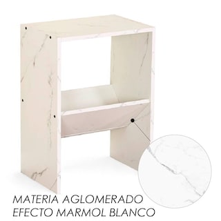 Foto 6 | Buró Mesa Ilios Innova Bmn-bla/gdx Blanco Minimalista