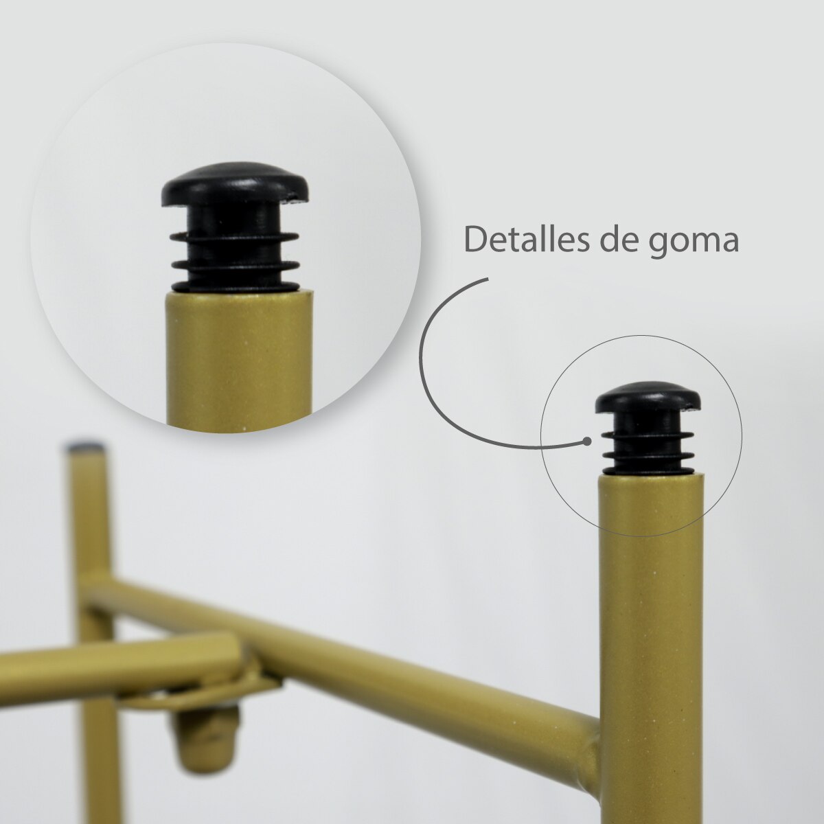 Foto 6 pulgar | Mesa Auxiliar Ilios Innova 2 Niveles Moderna Soporte para Macetas 60 cm Alto