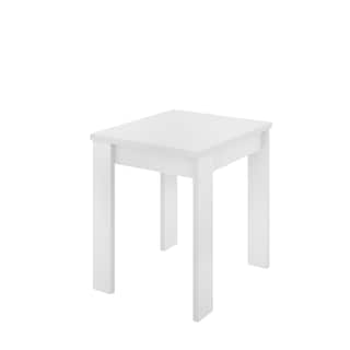 Foto 2 | Mesa Auxiliar Extensible Alterego Blanca Con Estructura de Madera Industrial