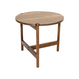 Foto 1 | Mesa Lateral Circular 50 1928s Palu Nogal