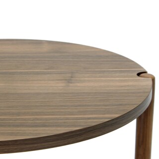Foto 2 | Mesa Lateral Circular 50 1928s Palu Nogal