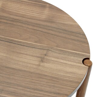 Foto 4 | Mesa Lateral Circular 50 1928s Palu Nogal