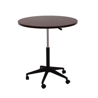 Foto 1 | Mesa Móvil Boss Office Products Redonda De 32 Cm En Caoba - Venta Internacional.