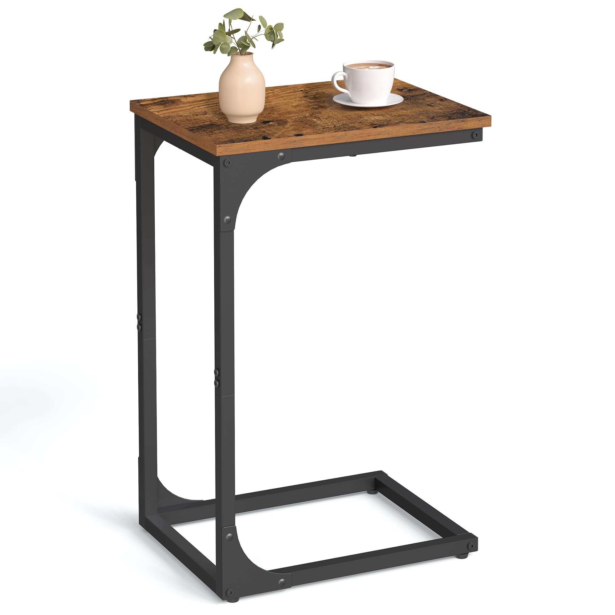 Mesa Auxiliar Vasagle En Forma De C Para Sofá O Sofá Con Estructura De Metal - Venta Internacional.