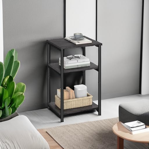 Foto 5 | Mesa Auxiliar Vasagle Ulet273b68 Gris Brumoso Y Negro Clásico - Venta Internacional.